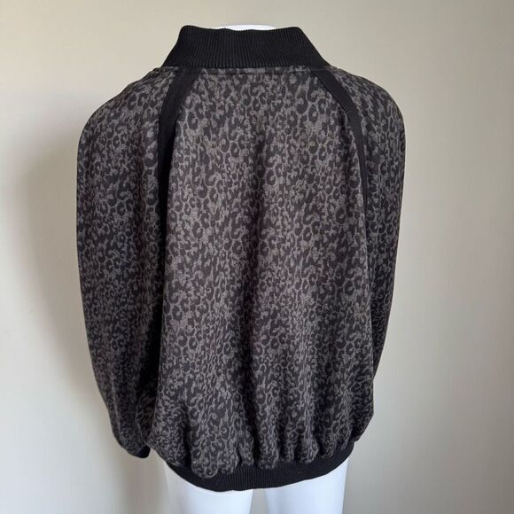 Liverpool Los Angelas Leopard Print Bomber Lightweight Jacket Size L - Picture 4 of 6